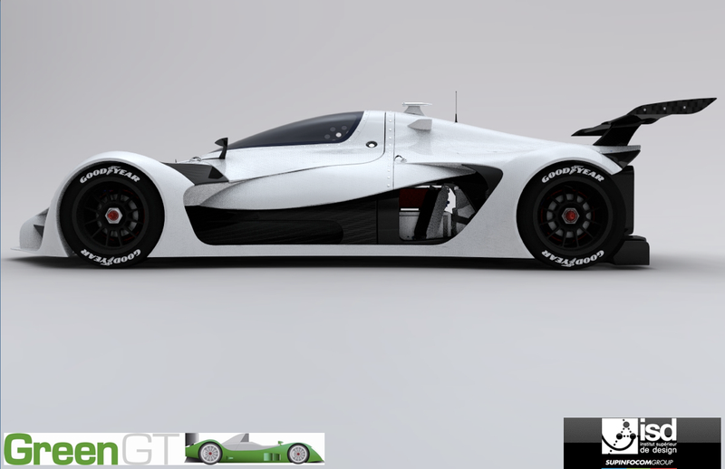 Illustration for article titled GreenGT Electric LeMans: Design And Eco-Mobility Madness